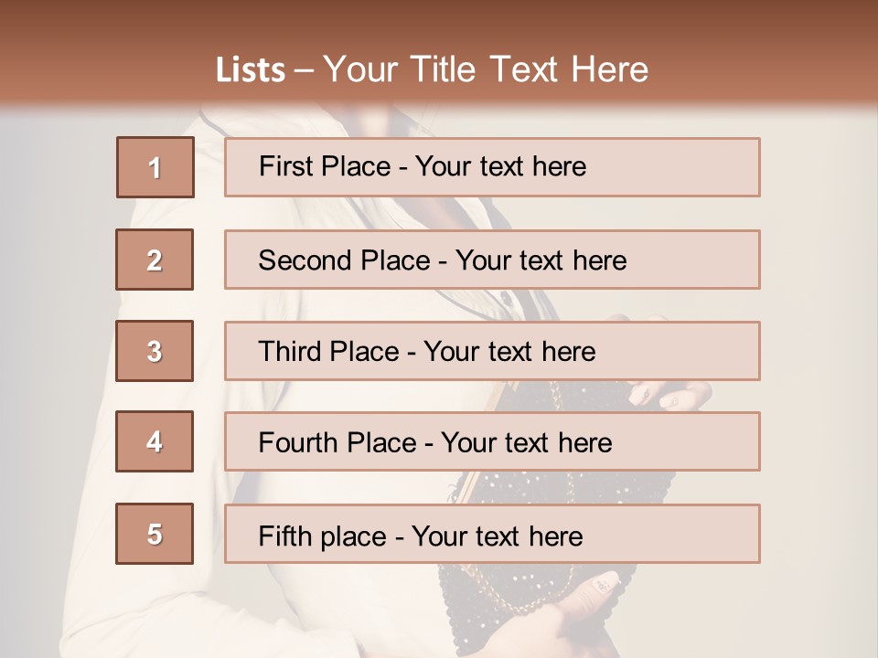 Vintage Slim Bag PowerPoint Template