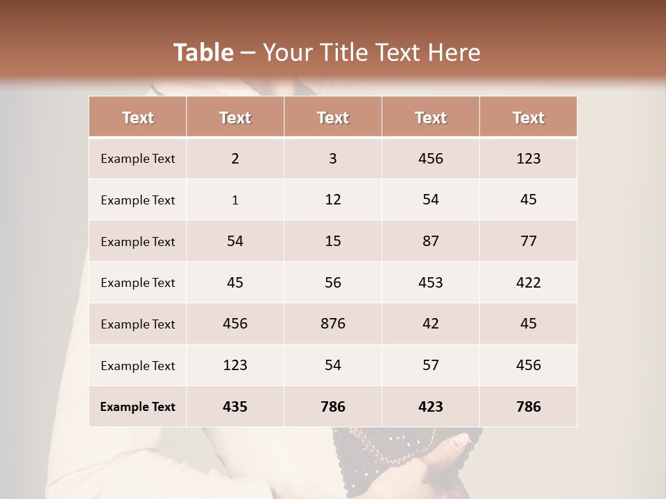 Vintage Slim Bag PowerPoint Template
