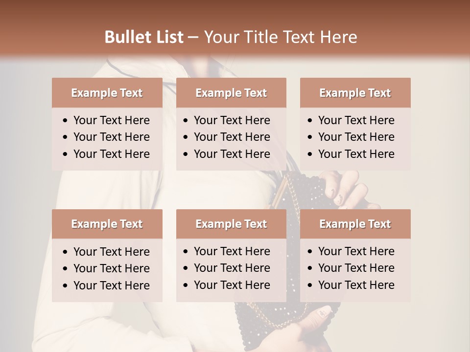 Vintage Slim Bag PowerPoint Template