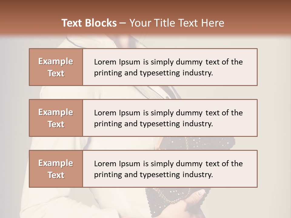 Vintage Slim Bag PowerPoint Template