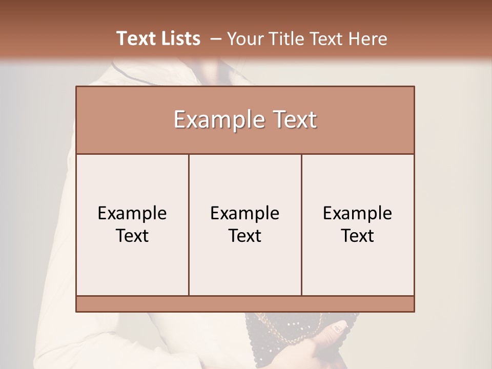 Vintage Slim Bag PowerPoint Template