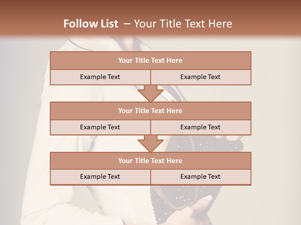 Vintage Slim Bag PowerPoint Template