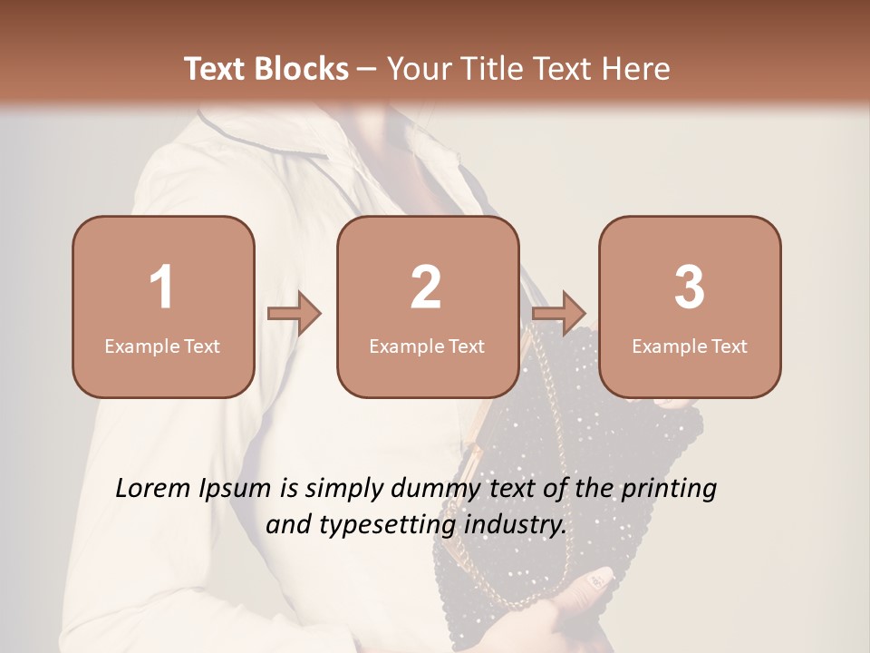 Vintage Slim Bag PowerPoint Template