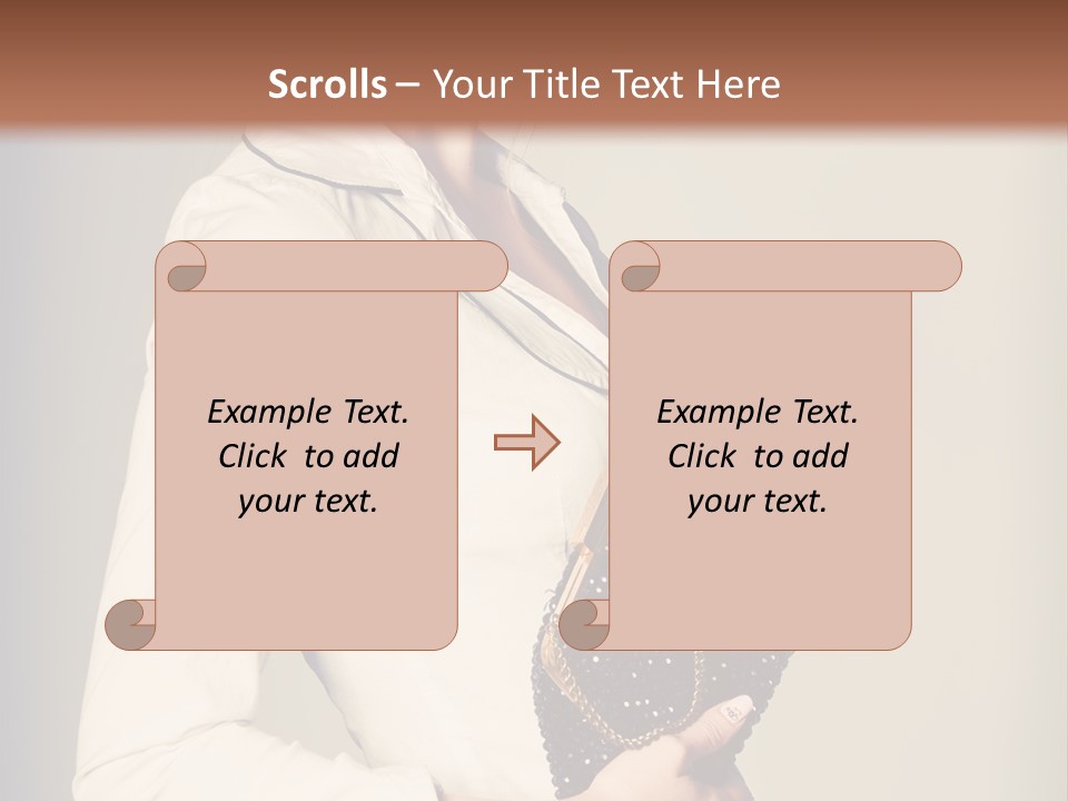 Vintage Slim Bag PowerPoint Template