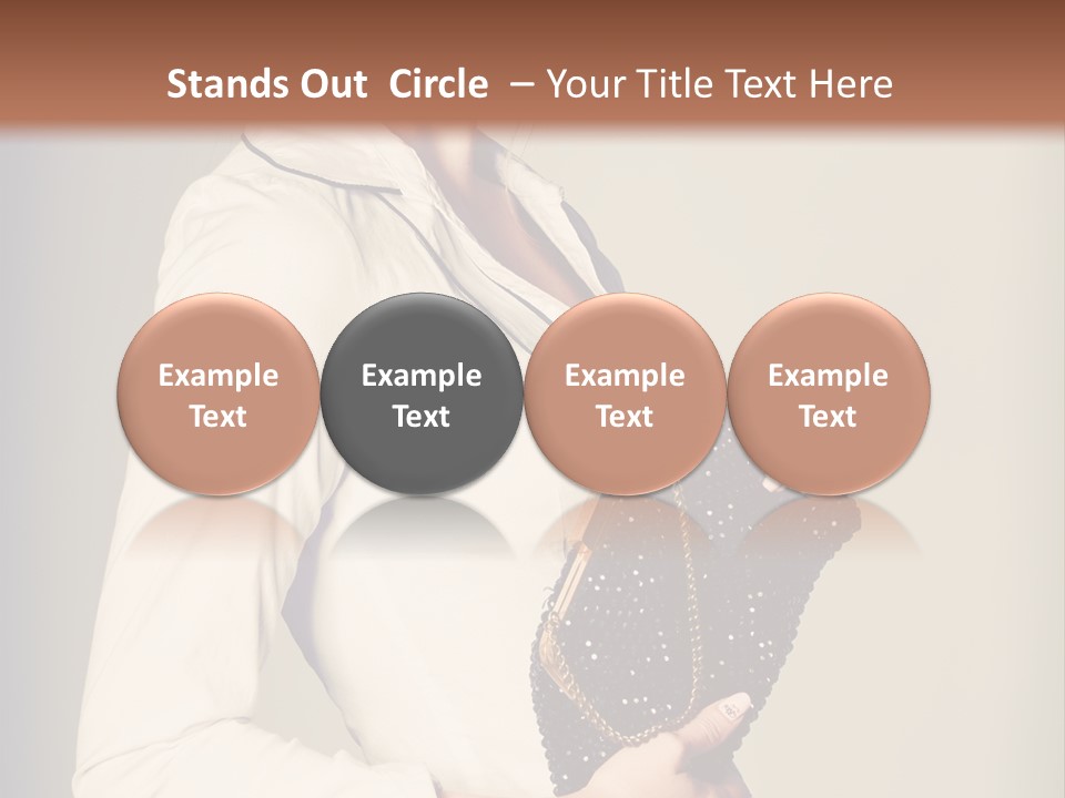 Vintage Slim Bag PowerPoint Template