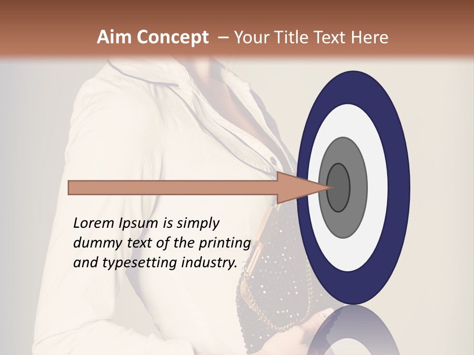 Vintage Slim Bag PowerPoint Template