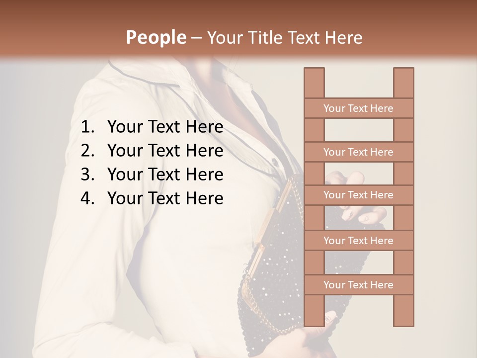 Vintage Slim Bag PowerPoint Template