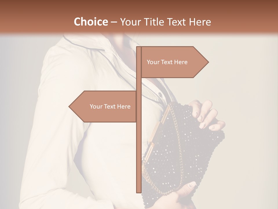 Vintage Slim Bag PowerPoint Template