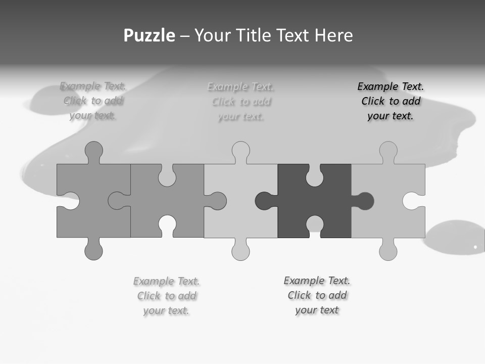 Puddle Disaster Global Warming PowerPoint Template