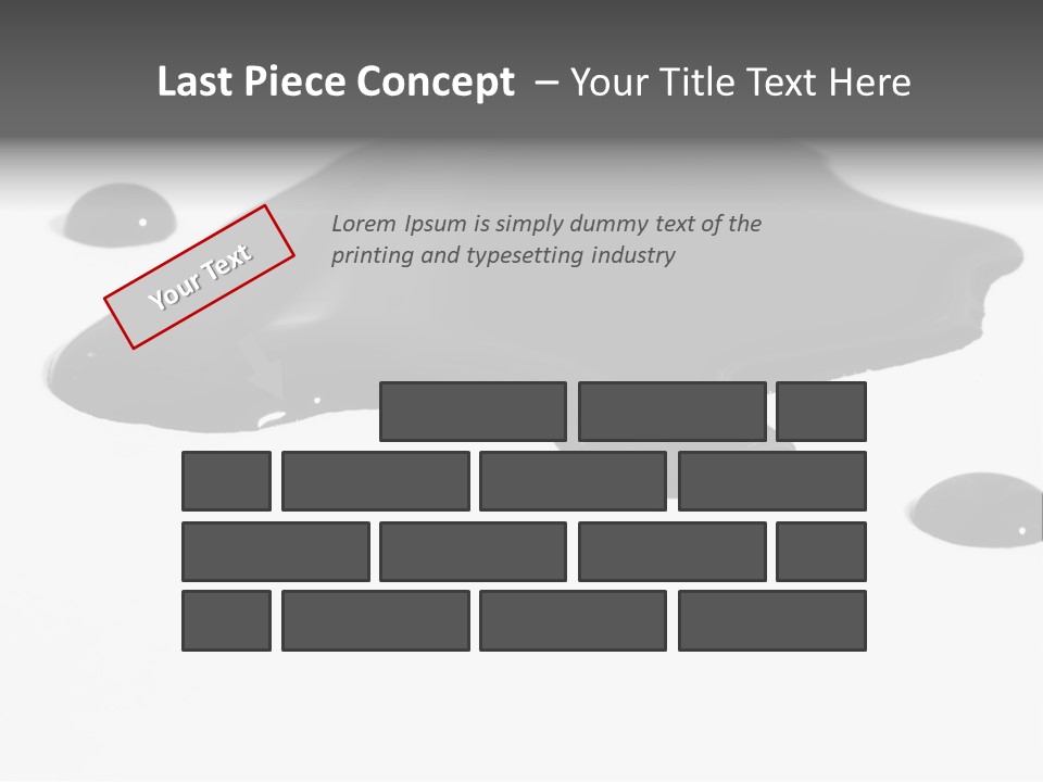 Puddle Disaster Global Warming PowerPoint Template