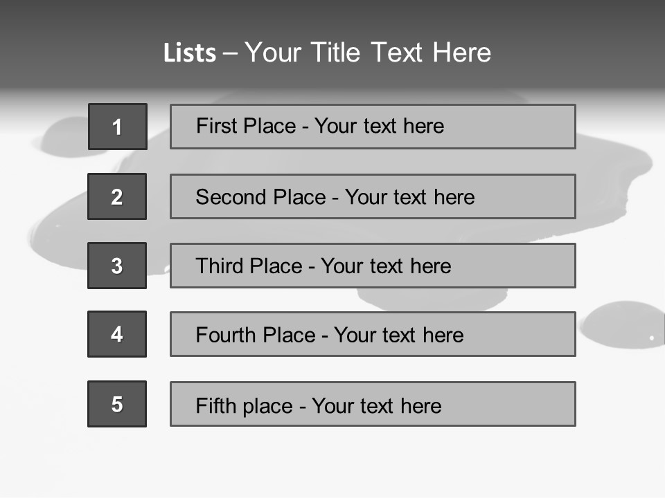 Puddle Disaster Global Warming PowerPoint Template