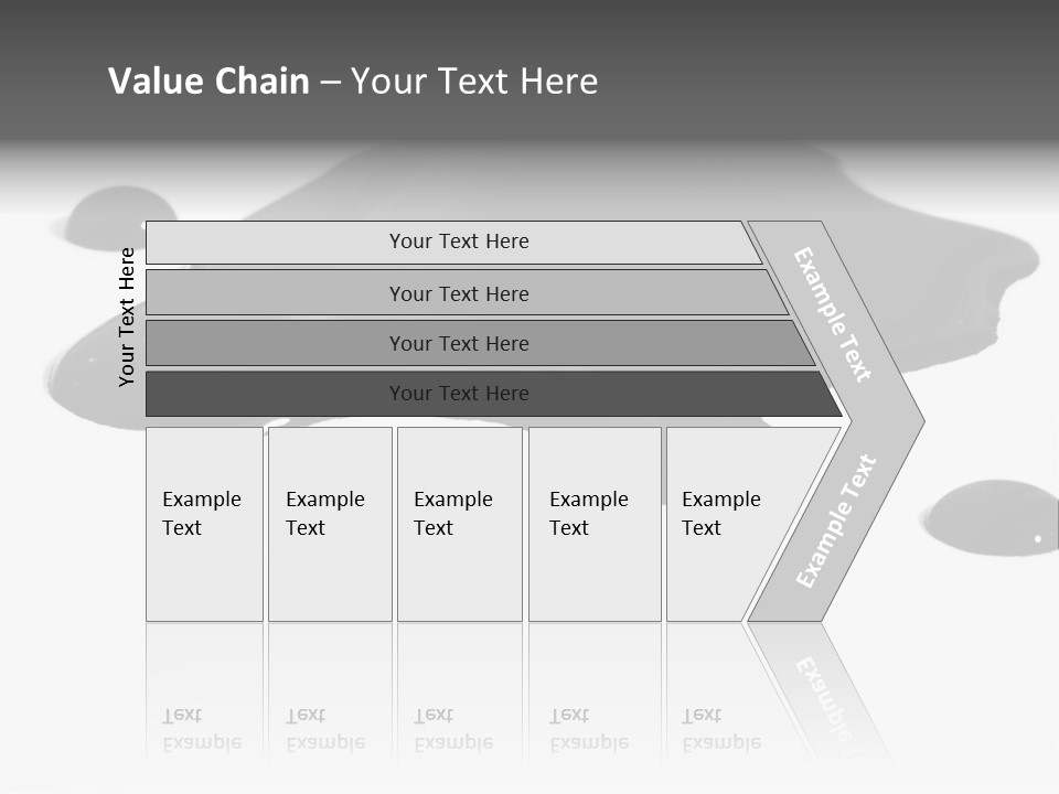 Puddle Disaster Global Warming PowerPoint Template