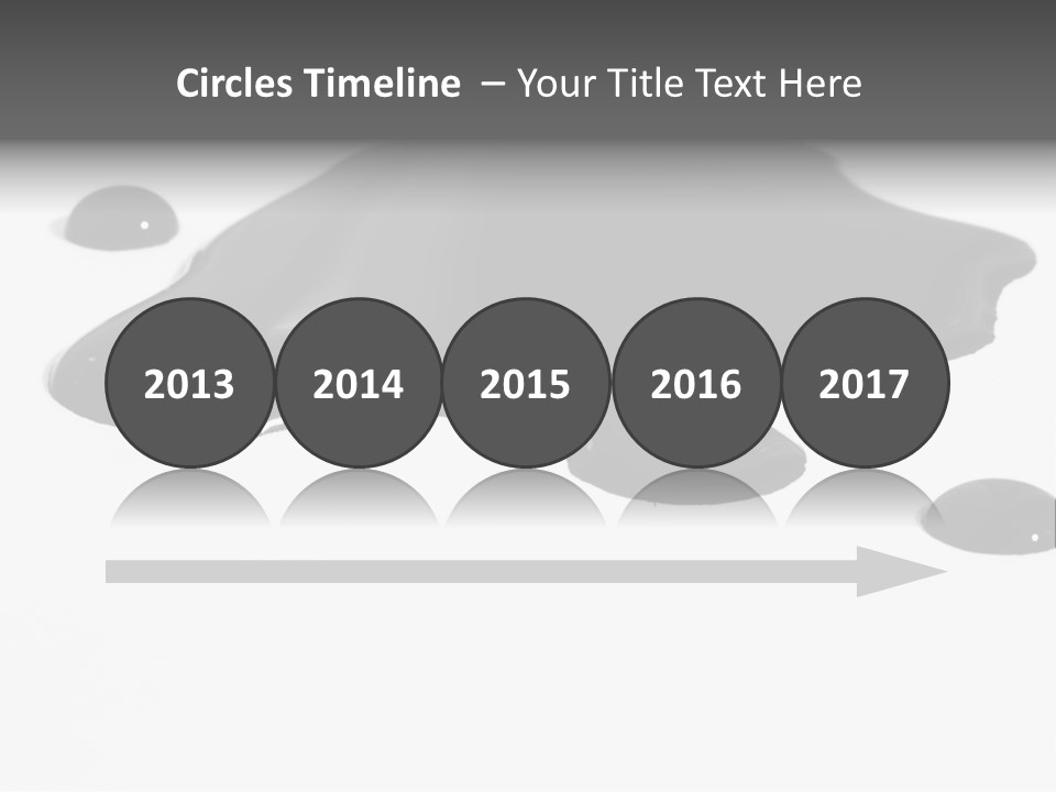 Puddle Disaster Global Warming PowerPoint Template