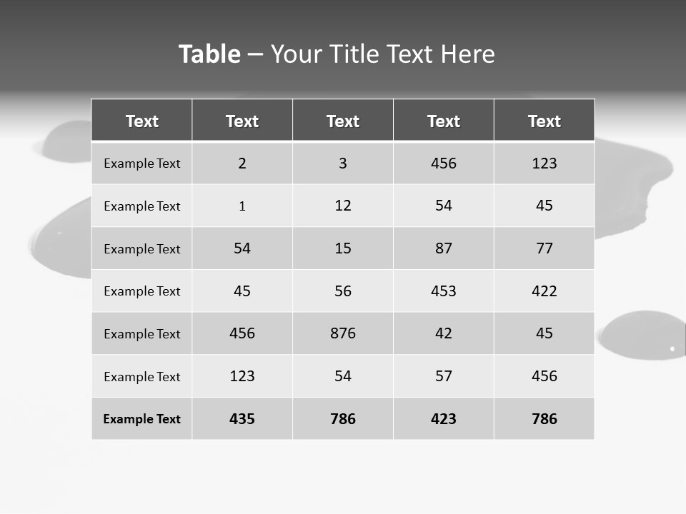 Puddle Disaster Global Warming PowerPoint Template