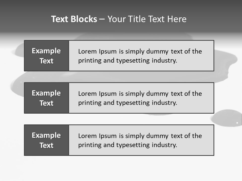 Puddle Disaster Global Warming PowerPoint Template