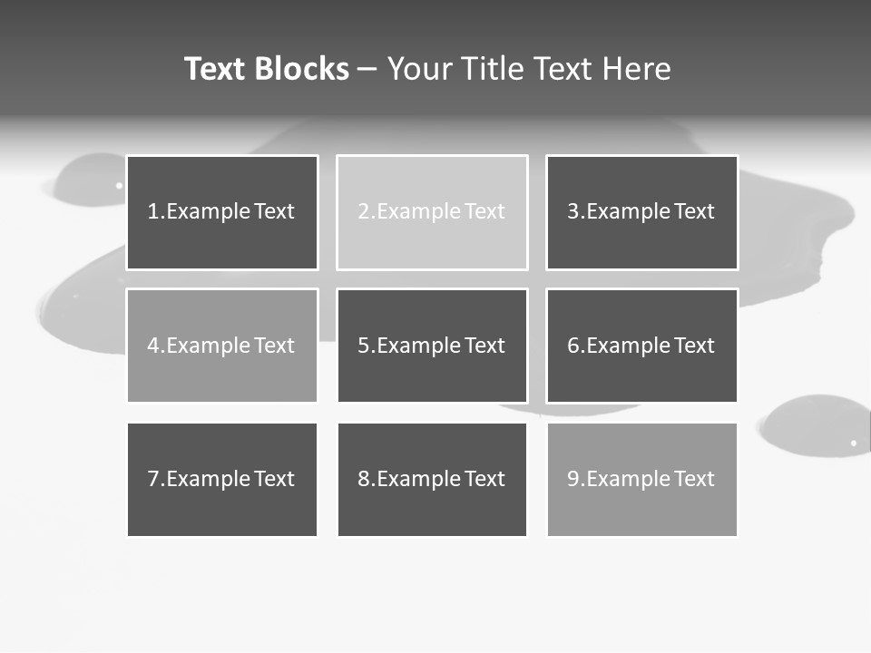 Puddle Disaster Global Warming PowerPoint Template