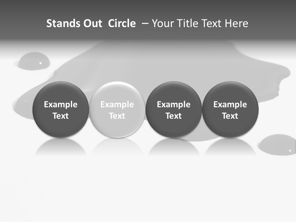 Puddle Disaster Global Warming PowerPoint Template