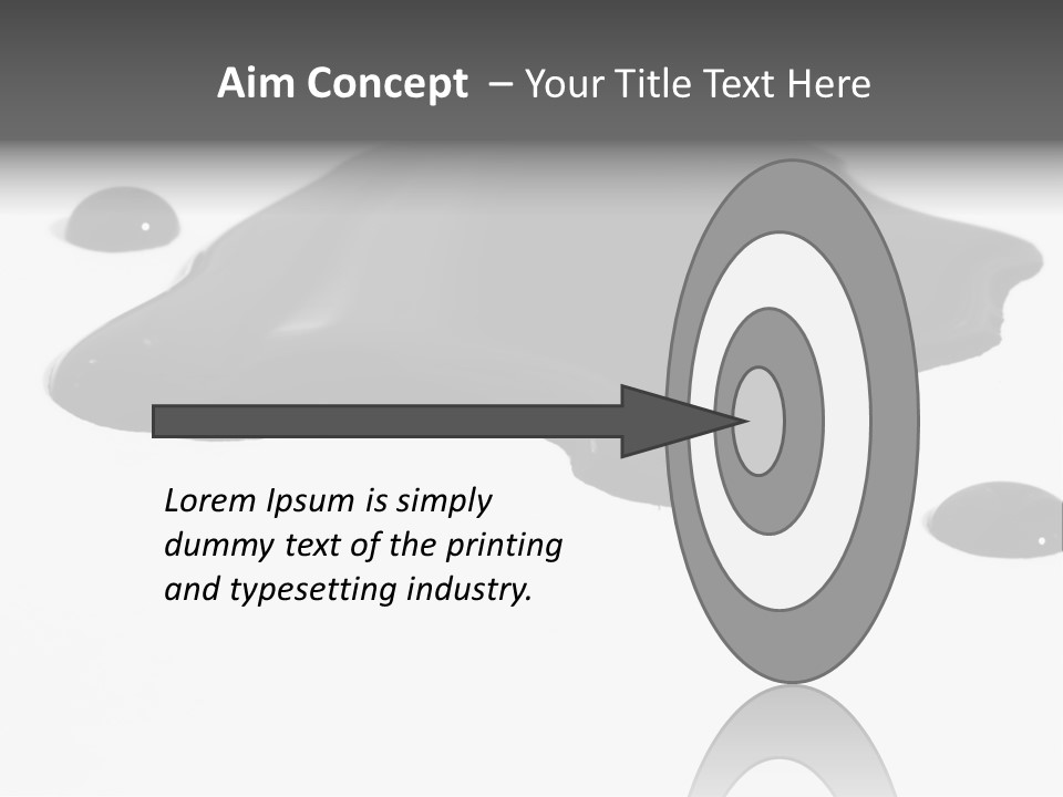 Puddle Disaster Global Warming PowerPoint Template