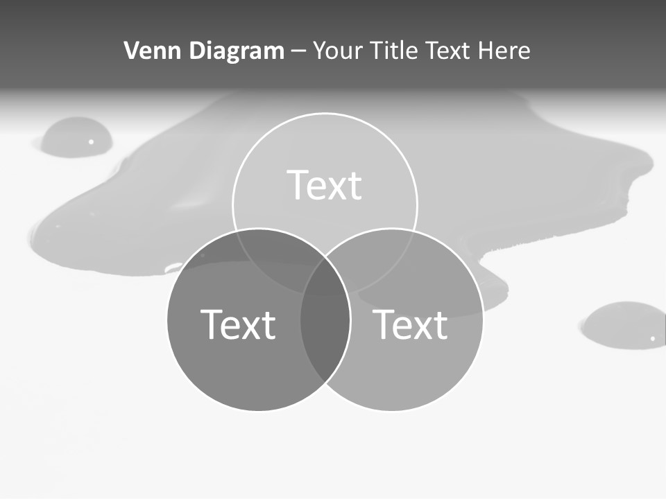Puddle Disaster Global Warming PowerPoint Template