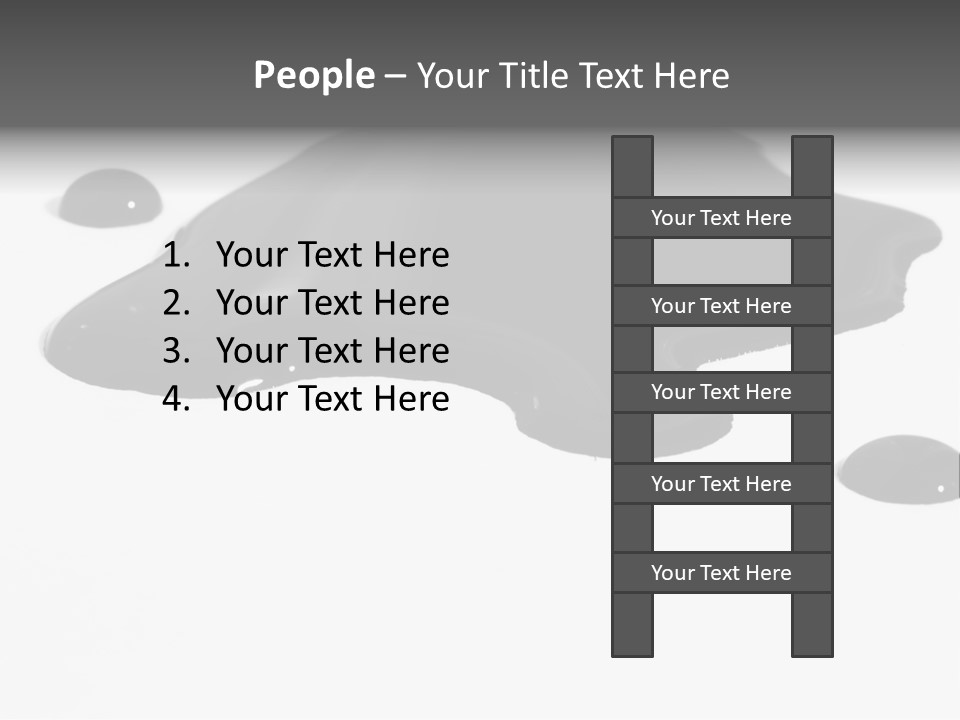 Puddle Disaster Global Warming PowerPoint Template