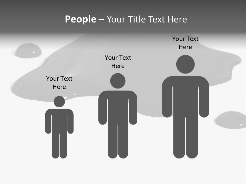 Puddle Disaster Global Warming PowerPoint Template