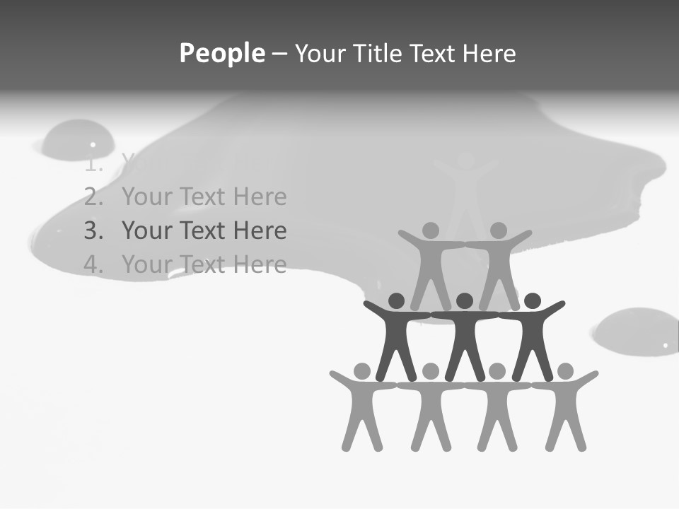 Puddle Disaster Global Warming PowerPoint Template