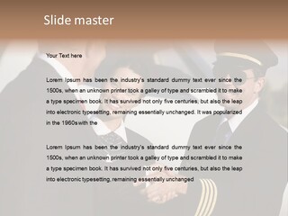 Businessperson Private Horizontal PowerPoint Template