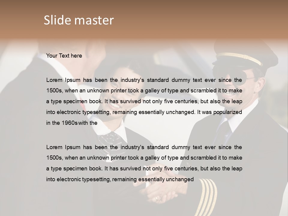 Businessperson Private Horizontal PowerPoint Template