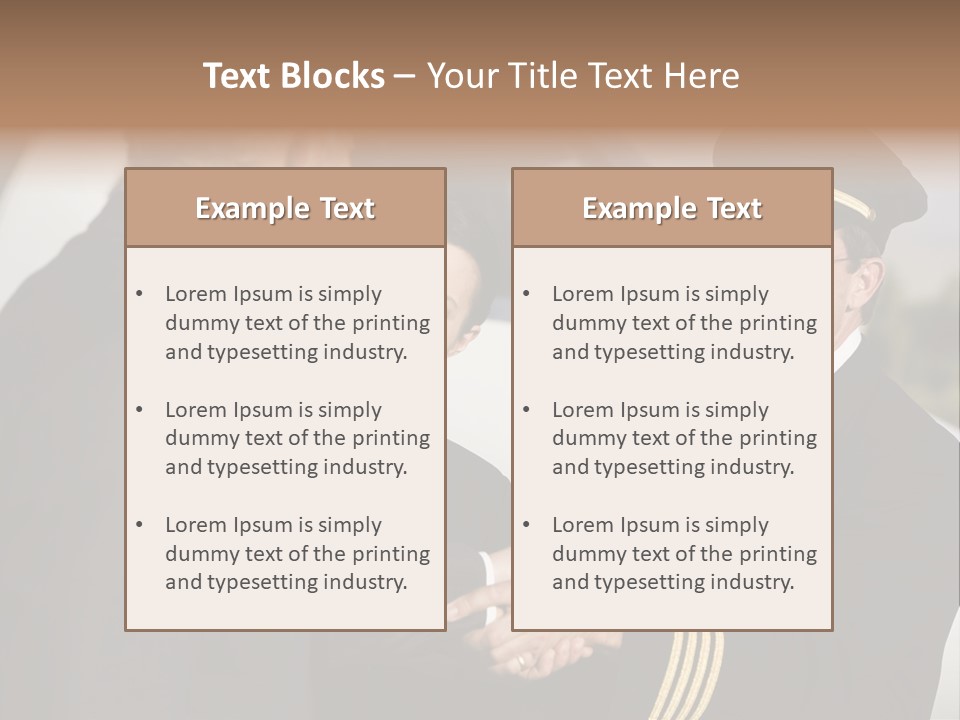 Businessperson Private Horizontal PowerPoint Template