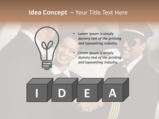 Businessperson Private Horizontal PowerPoint Template