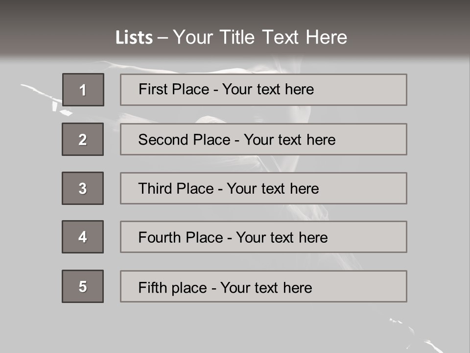 Elegant Perfect Glamour PowerPoint Template