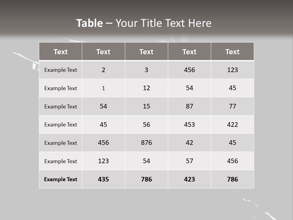 Elegant Perfect Glamour PowerPoint Template