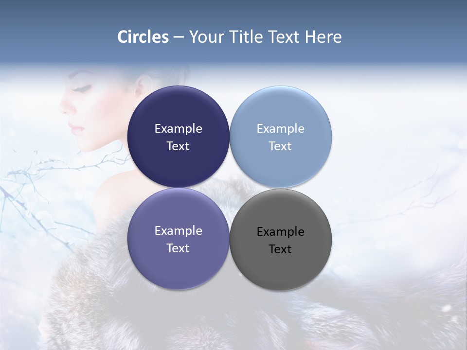 Blue Beauty Art PowerPoint Template