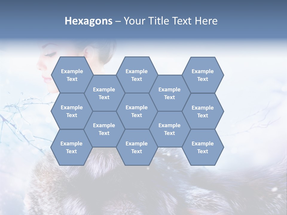 Blue Beauty Art PowerPoint Template