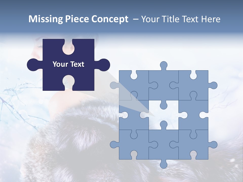 Blue Beauty Art PowerPoint Template