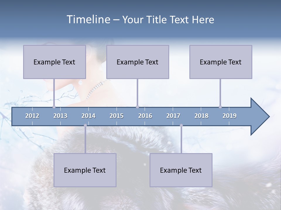 Blue Beauty Art PowerPoint Template