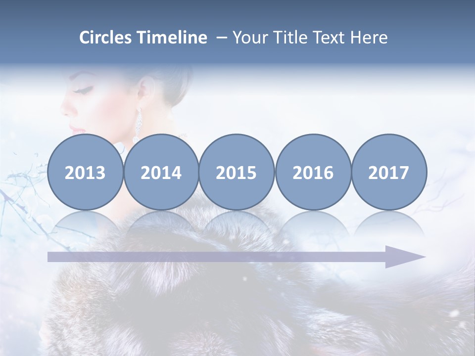 Blue Beauty Art PowerPoint Template