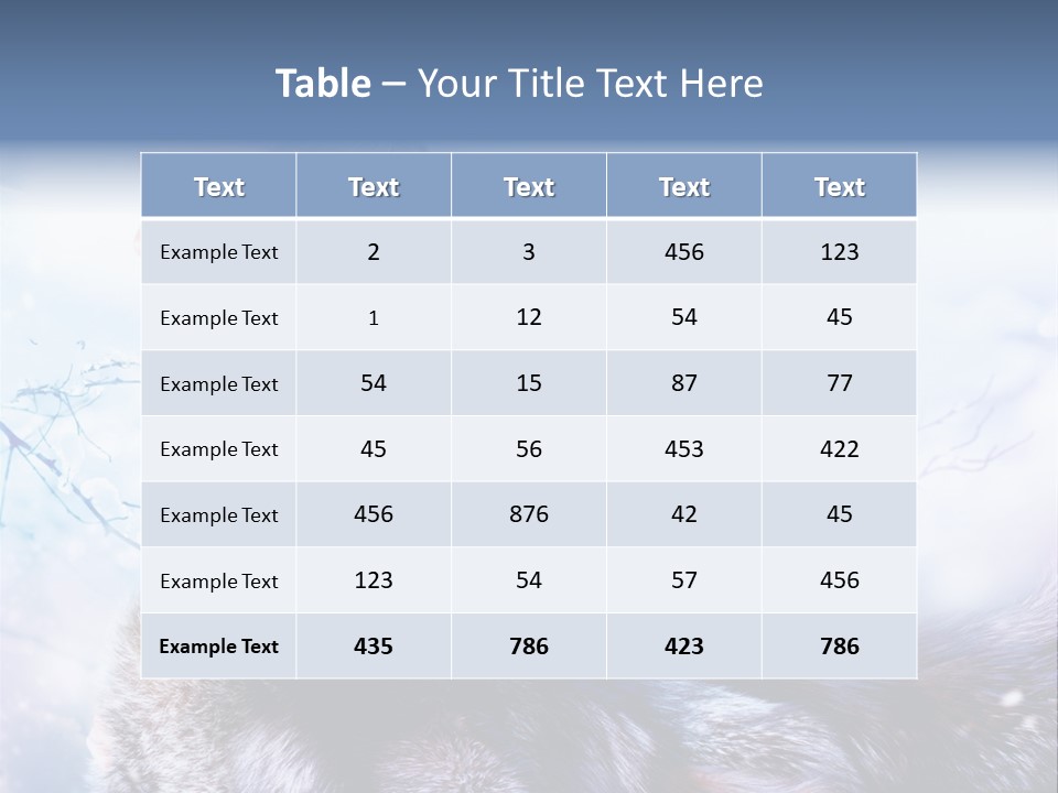 Blue Beauty Art PowerPoint Template