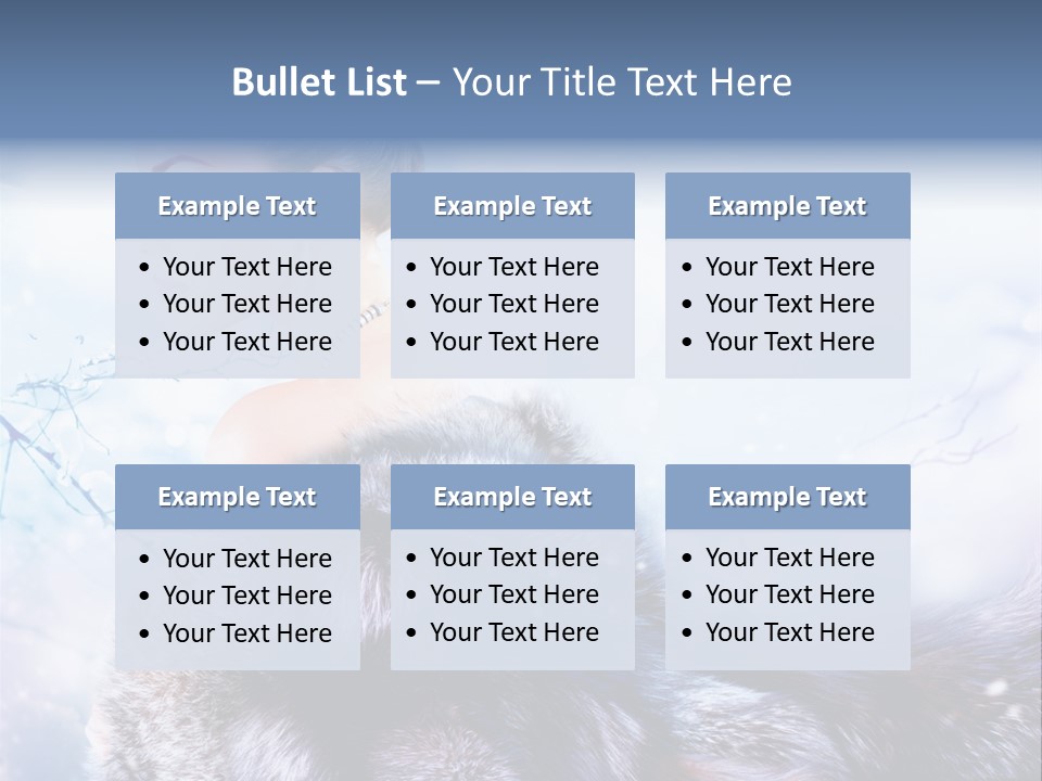 Blue Beauty Art PowerPoint Template