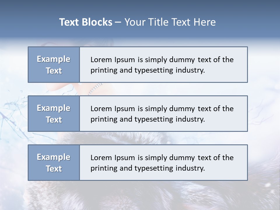 Blue Beauty Art PowerPoint Template