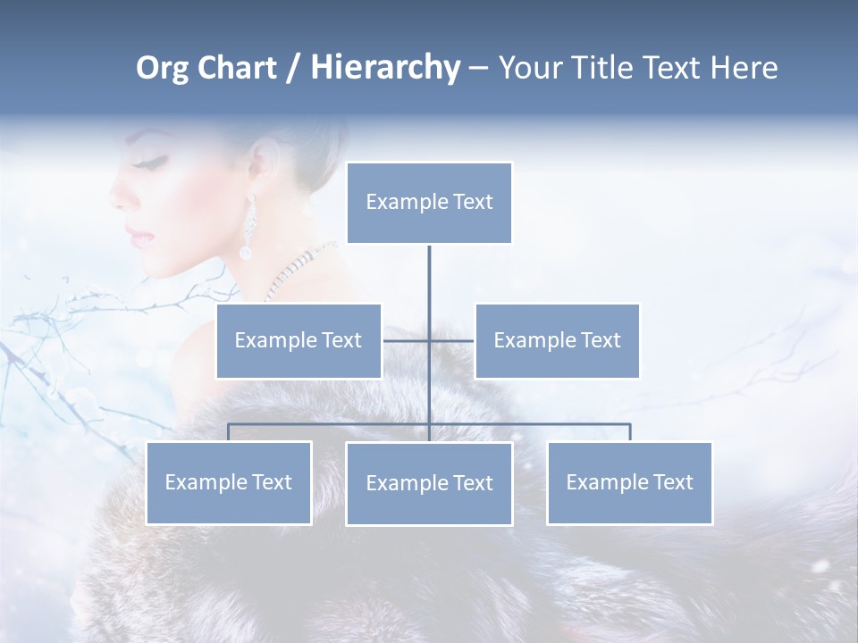 Blue Beauty Art PowerPoint Template