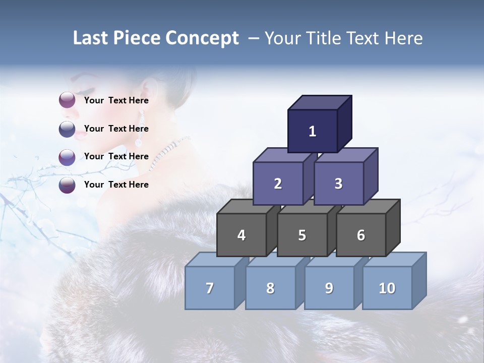 Blue Beauty Art PowerPoint Template