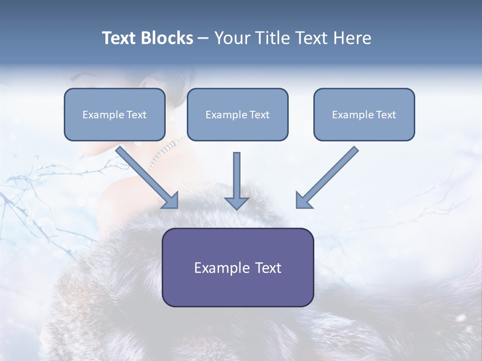 Blue Beauty Art PowerPoint Template