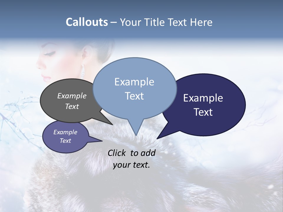 Blue Beauty Art PowerPoint Template