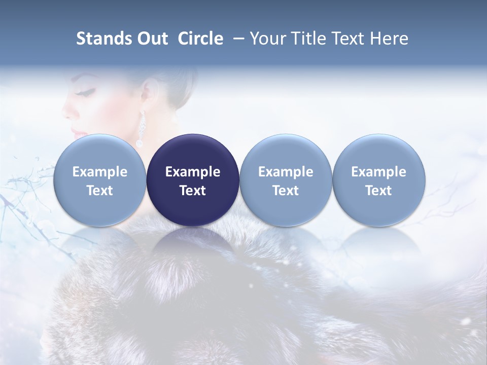 Blue Beauty Art PowerPoint Template