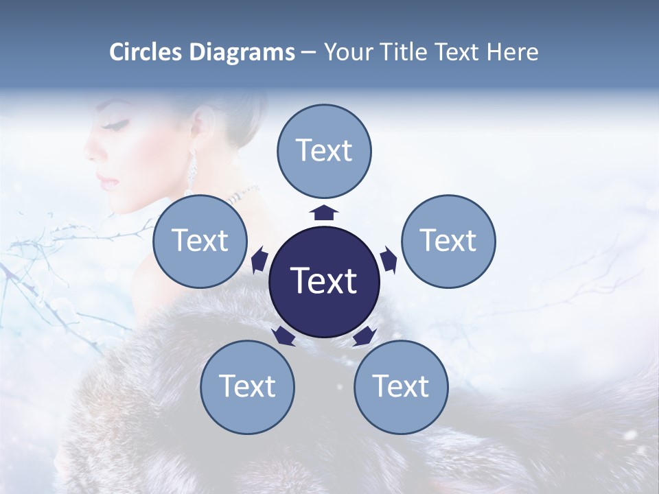 Blue Beauty Art PowerPoint Template