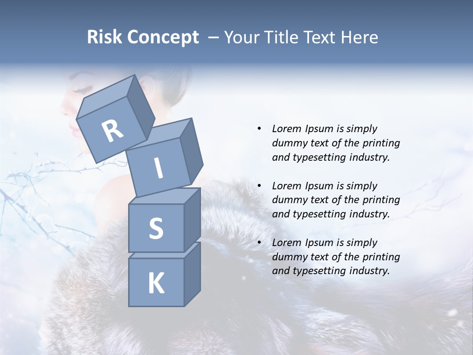 Blue Beauty Art PowerPoint Template