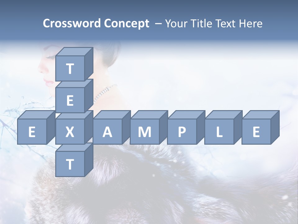 Blue Beauty Art PowerPoint Template