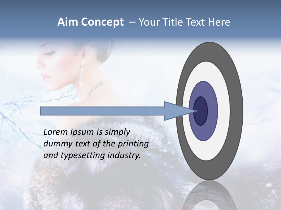 Blue Beauty Art PowerPoint Template