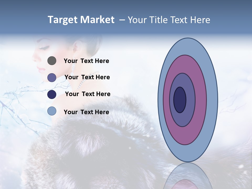 Blue Beauty Art PowerPoint Template